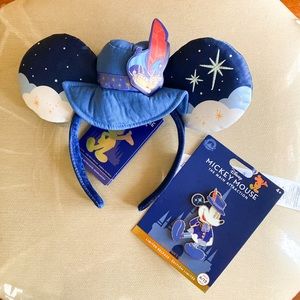 NWT BUNDLE Disney 50th Anniversary - Main Attraction: Peter Pan Ears & Pin